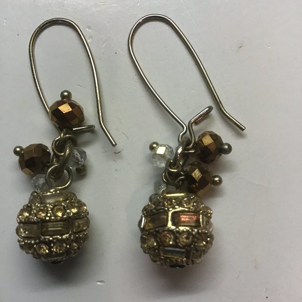 Dillards Golden Ball Earrings